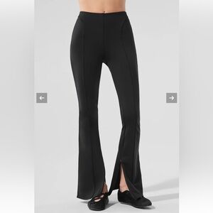 Alo Yoga high-waist zip it flare legging